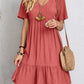 👚💃Loose casual tie waist flowy dress-Buy 2 Free Shipping