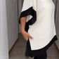Casualowy top w kolorowe paski (50% OFF)