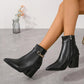 Great Gift! Lady’s Pointed-toe Side-zip High Heel Shoes