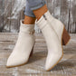 Great Gift! Lady’s Pointed-toe Side-zip High Heel Shoes